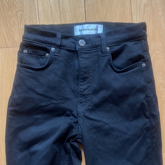 REFORMATION Jagger Ankle Fringe Jeans - Picture 6 of 6